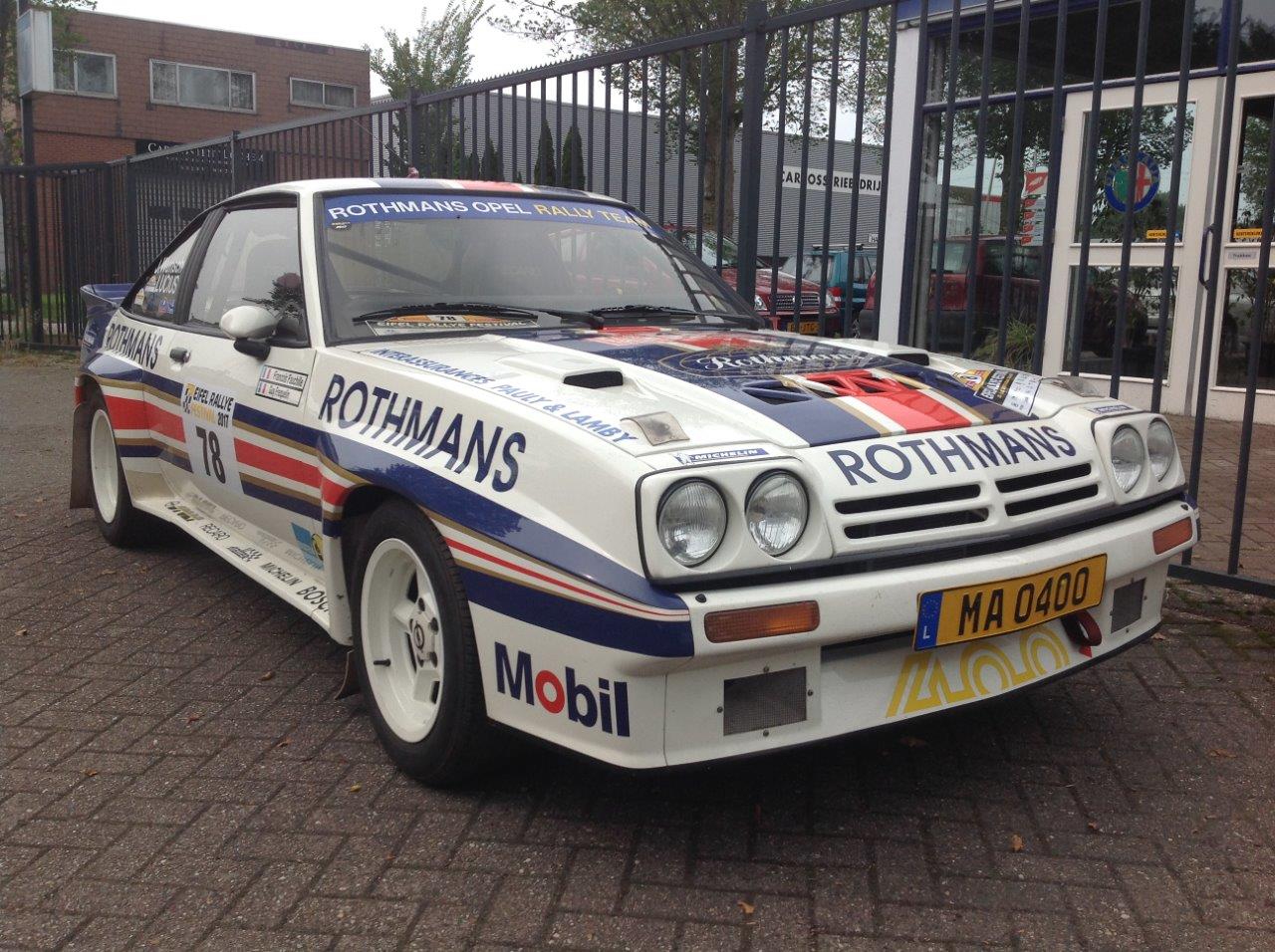 Opel Manta 400 Rothmans Lamp kit (100)