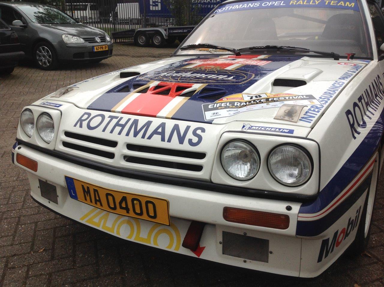 Opel Manta 400 Rothmans Lamp kit (104)