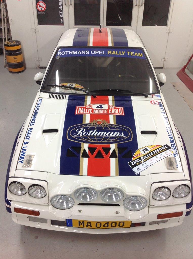 Opel Manta 400 Rothmans Lamp kit (154)